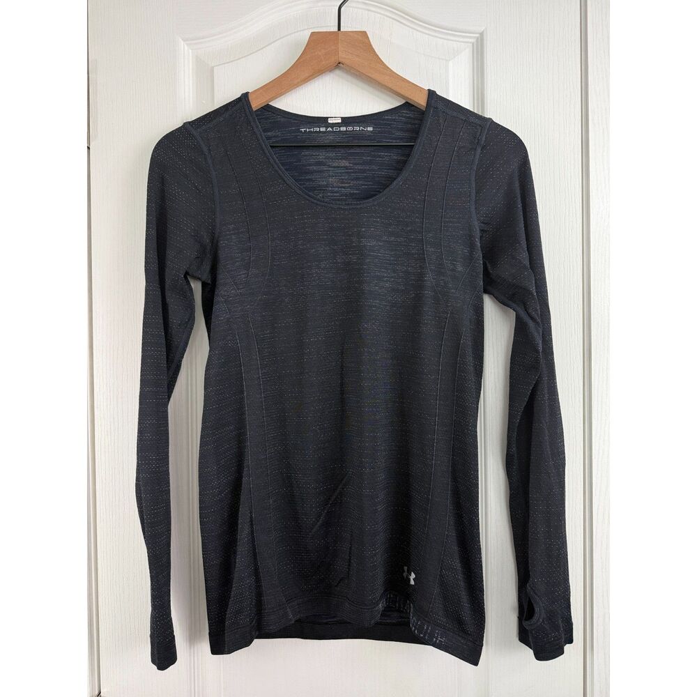 Under Armour Threadborne Seamless Space Dye Long Sleeve Shirt Women's XS / S ?
